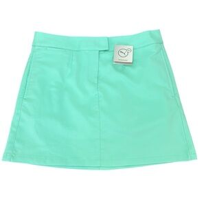 Puma Green Golf Tech Skort 8 Dry Cell Moisture‎ Wicking UPF 50+ 4-Way Stretch